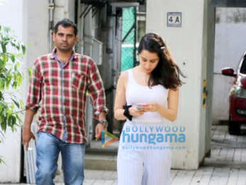 Shraddha Kapoor snapped at the office of Maddock Films in Bandra