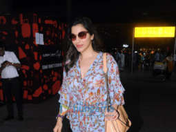 Sophie Choudry and Shahid Kapoor snapped at the airport