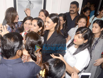 Swara Bhaskar and Shikha Talsania snapped interacting with the audience at Globus theater in Bandra