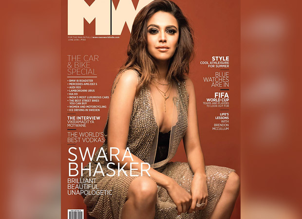 Beautiful, Brilliant and Unapologetic – Swara Bhasker smoulders, preens and casts a spell on the cover of Man’s World!