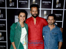 Taapsee Pannu and Vicky Arora grace the screening of Kapil Verma’s short film ‘Nitishastra’