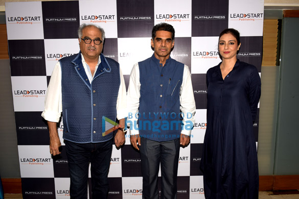 tabu and boney kapoor grace the launch of dr k n raghavans book dividing lines2 1