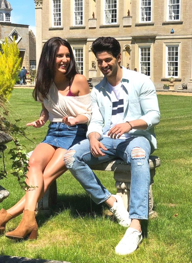 This picture of Isabelle Kaif and Sooraj Pancholi sharing a hearty laugh on the sets of Time To Dance is a GLIMPSE of their adorable chemistry!