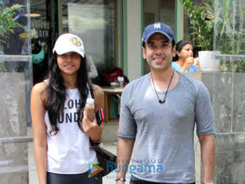 Tusshar Kapoor snapped at Kitchen Garden