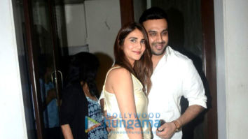 Vaani Kapoor, Nikhil Thampi, Bhumi Pednekar and Anushka Ranjan snapped at Bastian in Bandra