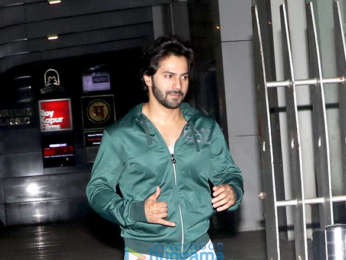Varun Dhwan spotted outside gym in Khar