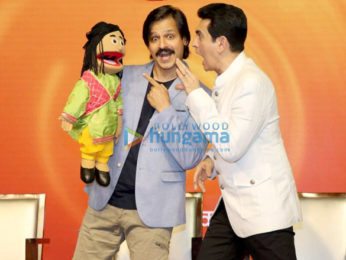 Vivek Oberoi and Omung Kumar snapped at Zee TV India's Best Dramebaaz press conference