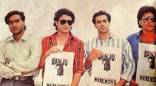 When Salman Khan, Saif Ali Khan, Akshay Kumar came together to promote Sanju in 1993