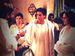 16 Years Of Devdas: Shah Rukh Khan and Madhuri Dixit are lost in an INTENSE conversation with Sanjay Leela Bhansali in this throwback pic