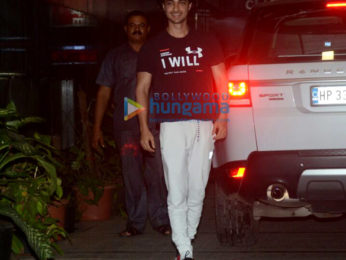 Aayush Sharma and Warina Hussain spotted at the gym in Bandra