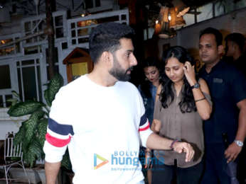 Abhishek Bachchan spotted at Fable restaurant in Juhu