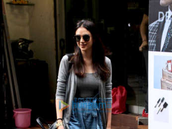 Aditi Rao Hydari snapped at a salon