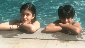 After Suhana, BFF Shanaya Kapoor posts a picture chilling in a pool with her bro