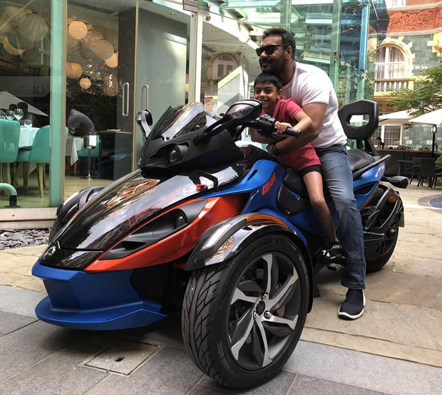 Ajay Devgn and his son Yug Devgn are 'Biker Boys' in London