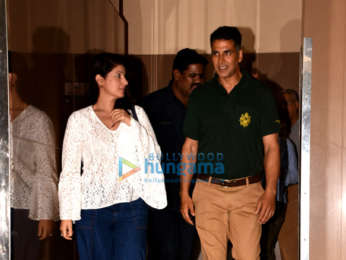 Akshay Kumar, Yami Gautam and Kartik Aaryan snapped at PVR, Juhu