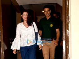 Akshay Kumar, Yami Gautam and Kartik Aaryan snapped at PVR, Juhu
