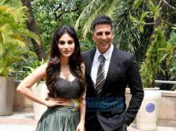 Akshay Kumar and Mouni Roy snapped promoting Gold