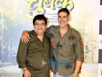 Akshay Kumar attends the trailer launch of the Marathi film Chumbak at PVR Juhu