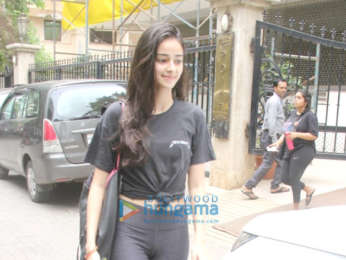 Ananya Pandey spotted at the gym