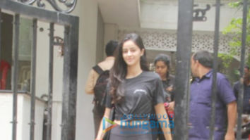 Ananya Pandey spotted at the gym