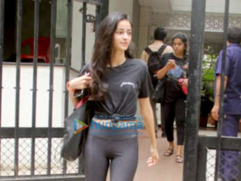 Ananya Pandey spotted at the gym