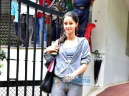 Ananya Pandey spotted at the gym in Bandra
