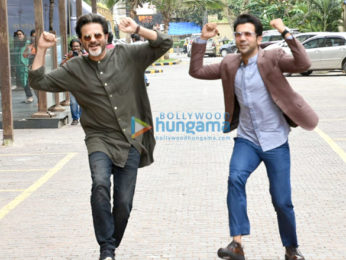 Anil Kapoor and Rajkummar Rao snapped promoting Fanney Khan