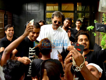 Anil Kapoor spotted at Suzette Creperie & Cafe in Bandra