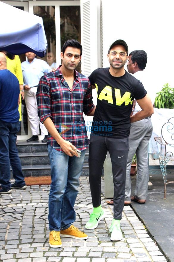 Aparshakti Khurana and Anirudh Tanwar spotted at Taj Mahal Tea House Aparshakti Khurana and Anirudh Tanwar spotted at Taj Mahal Tea House