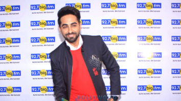 Ayushmann Khurrana snapped visiting the 92.7 Big FM office