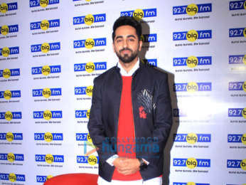 Ayushmann Khurrana snapped visiting the 92.7 Big FM office