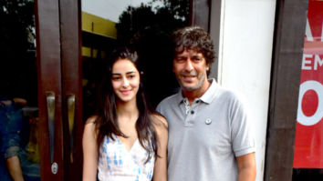 Chunky Pandey snapped with family after lunch in Bandra