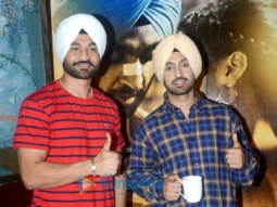 Diljit Dosanjh snapped during Soorma promotions at JW Marriott in Juhu