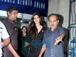 Disha Patani snapped outside a salon in Bandra