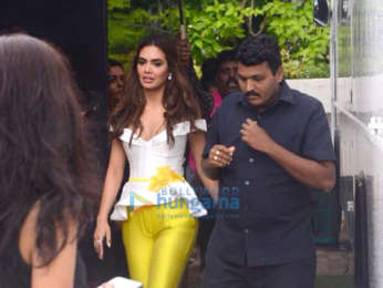 Esha Gupta snapped at Film City
