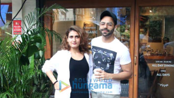 Fatima Sana Shaikh and Aparshakti Khurana snapped at Sequel in Bandra