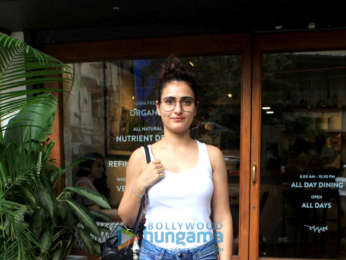 Fatima Sana Shaikh snapped at Sequel in Bandra