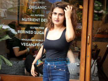 Tusshar Kapoor, Aparshakti Khuranna and Fatima Sana Sheikh snapped at Indigo Deli in Andheri