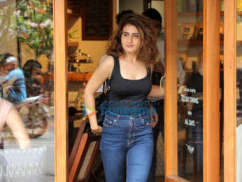 Tusshar Kapoor, Aparshakti Khuranna and Fatima Sana Sheikh snapped at Indigo Deli in Andheri