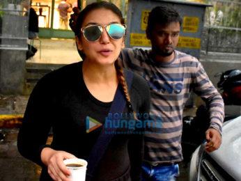Huma Qureshi spotted at Kitchen Garden in Bandra