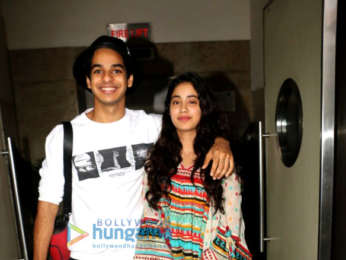 Ishaan Khatter and Janhvi Kapoor promote Dhadak at Big FM radio station