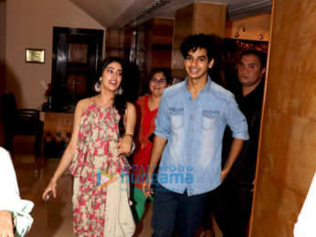 Ishaan Khatter and Janhvi Kapoor promote Dhadak at Sun N Sand hotel
