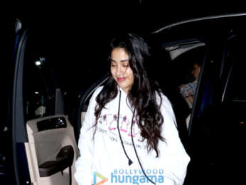 Janhvi Kapoor and Arjun Kapoor spotted at Sonam Kapoor's house in Juhu