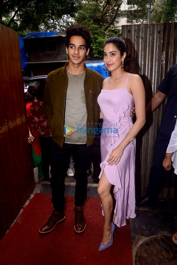 janhvi kapoor and ishaan khatter snapped at the cover launch of harpers bazaar 2