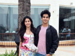 Janhvi Kapoor and Ishaan Khatter snapped during Dhadak promotions
