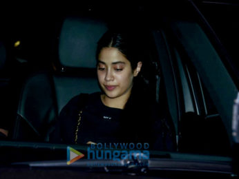 Janhvi Kapoor and Manish Malhotra spotted at Bastian