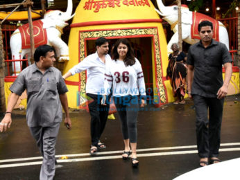 Jeetendra and Ekta Kapoor seek blessings at Shani Temple in Juhu