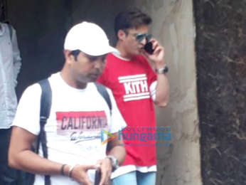 Jimmy Sheirgill and Mahi Gill snapped at 98.3 FM Radio Mirchi office in Lower Parel