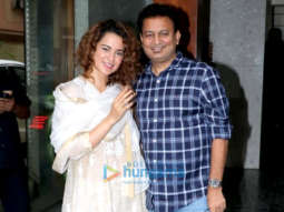 Kangana Ranaut spotted at Kamal Jain’s office in Juhu