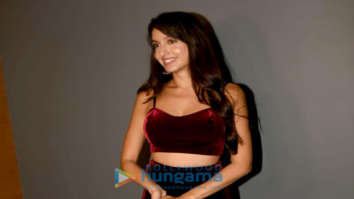 Karan Tacker, Nora Fatehi, Divya Agarwal and Sana Saeed snapped at Dolby in Andheri